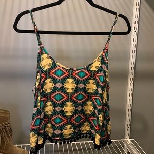 Colorful crop top